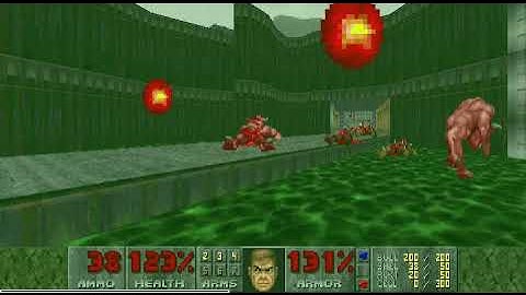 Doom, E1M6 - Central Processing, Nightmare, Pistol Start