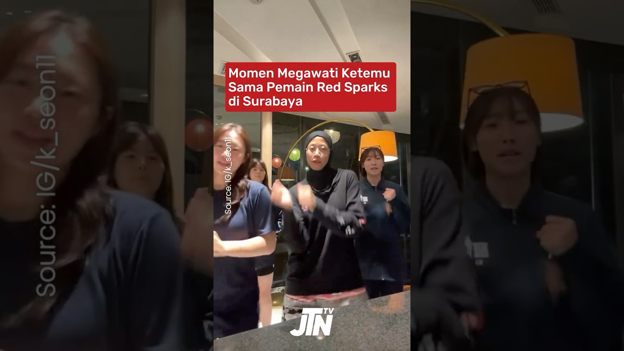 Reuni Megawati dan Pemain Red Sparks