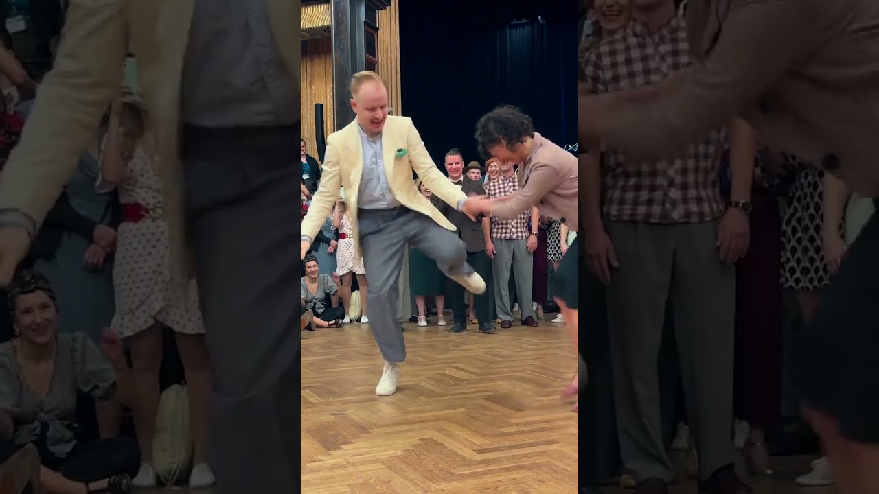 Rock That Swing 2023 Teachers Presentation - Nils (SWE) and Bianca (ITA) #Shorts #Swing #SocialSwing