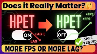📈Does HPET Affect FPS? | Debunking Gaming Tweak Myths | Timer Bench Analysis (Safe/Tested) ✅