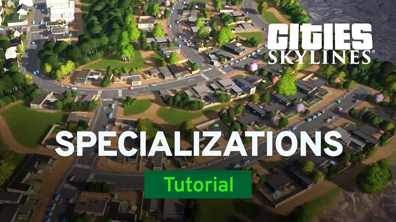District Specializations with Sam Bur | Green Cities Tutorial Part 2 |  Cities: Skylines - YouTube