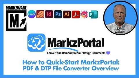 How to Use MarkzPortal: PDF & DTP File Converter Overview
