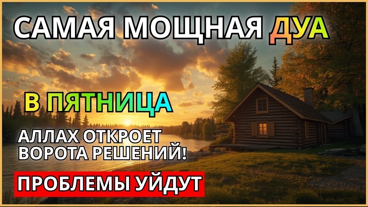 Дуа утром В Пятница на Удачу деньги всегда будут приходить к вам,ИншаАллах