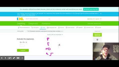 IXL | Evaluate numerical expressions involving whole numbers | 6th grade math