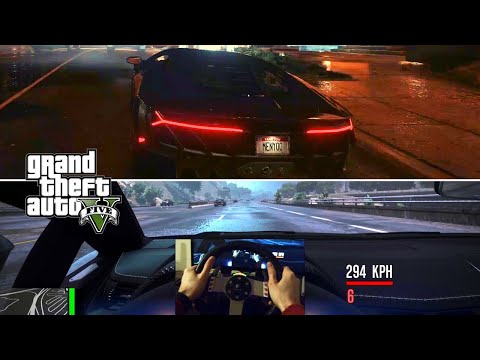 GTA V Lamborghini Centenario Mod with Steering Wheel