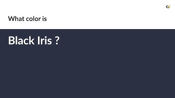 Black Iris color #2b3042 hex color - Violet color - Warm color 2b3042