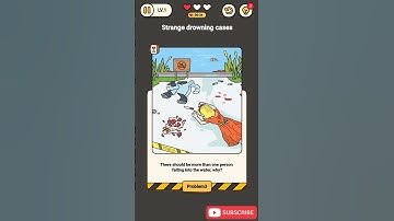 Brain Find Detective Level 1 Strange Drowning Cases walkthrough