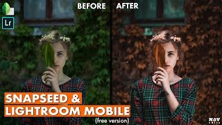 Tuning the Portraits in SNAPSEED and LIGHTROOM MOBILE (free version) | Android |iPhone screenshot 2