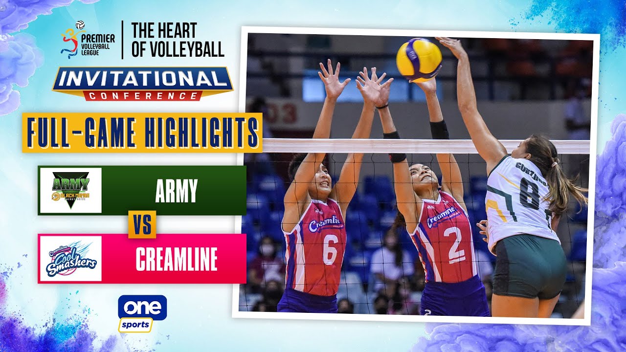 Creamline vs. Army semis highlights | 2022 PVL Invitational Conference - August 4, 2022