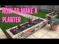 How to make a brick raised garden planter