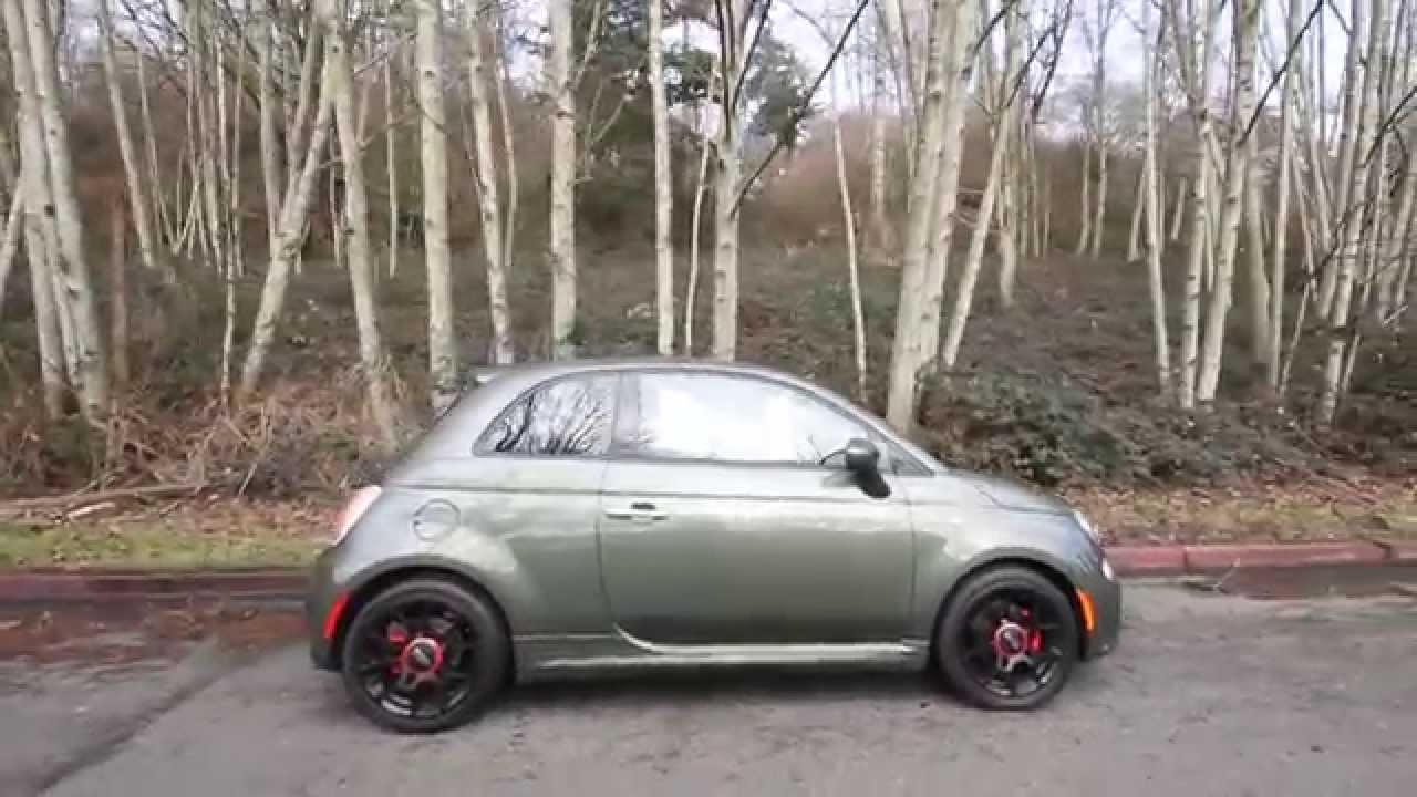 12 Fiat 500 Sport Verde Oliva Ft Redmond Seattle Youtube