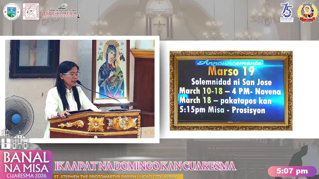 Banal na Misa | IKAAPAT NADOMINGO KAN CUARESMA