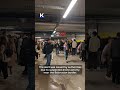Residents of Vilnius shelter during drone threat