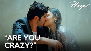 Hayat And Murat Kiss In The Shower Hayat - English Subtitle