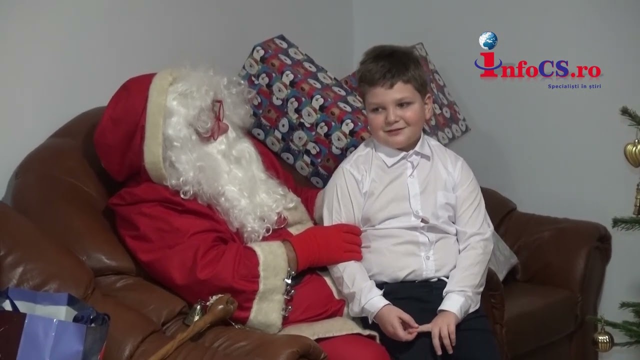 Mos Craciun a venit si in acest an la copiii cuminti din Resita si Bocsa