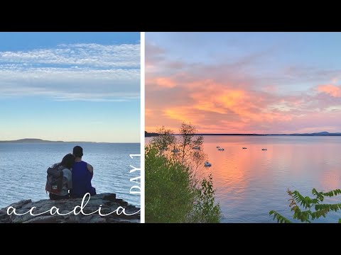 Acadia day 1 | Boston • road trip • TJ Maxx haul • Acadia • hiking • sunset • bbq and ice cream