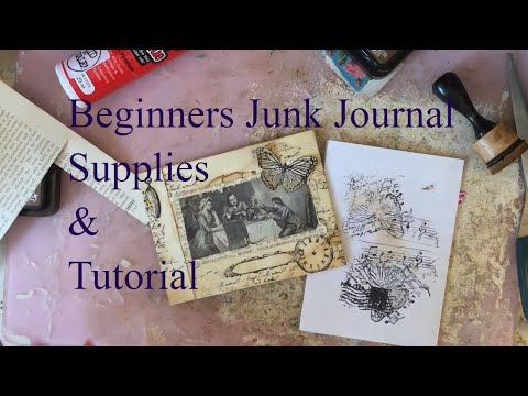 Organizing your junk journal crafty supplies. Chat 