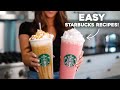 MAKING STARBUCKS DRINKS AT HOME!