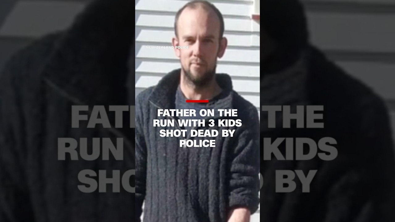 Father on the run with 3 kids shot dead by police