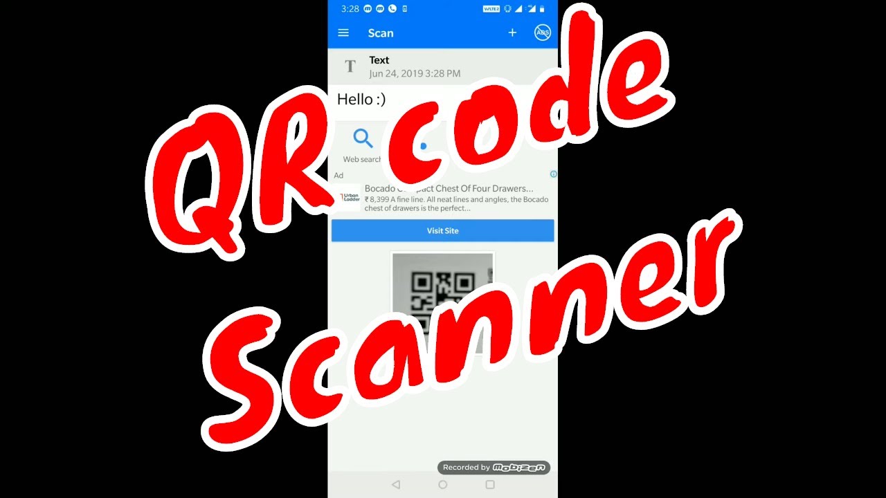 How to scan QR code in Android device - YouTube