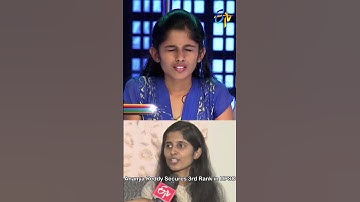 #shorts - Rapid Fire Questions Round of Civils 3rd Ranker Ananya Reddy in ETV Champion Program