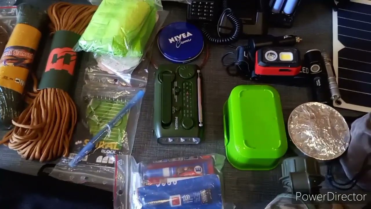 Mój plecak ewakuacyjny, ucieczowy po 6 latach.