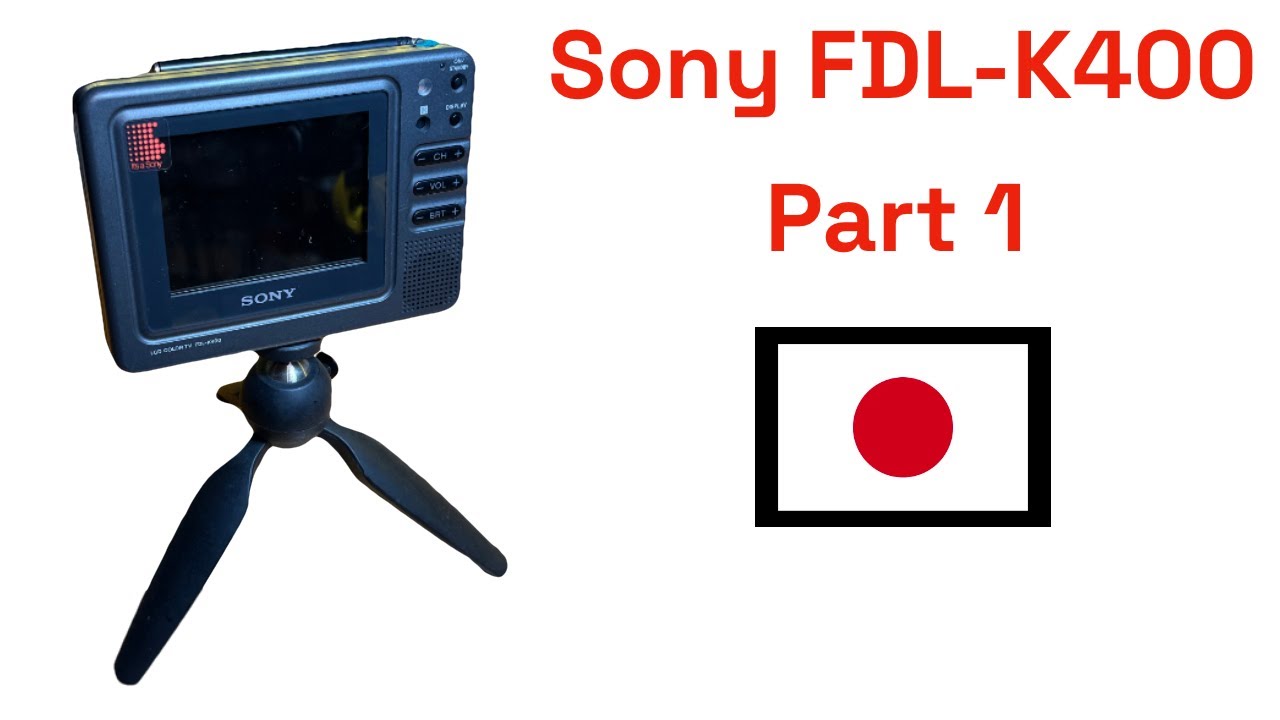 🇯🇵 Sony FDL-K400 Pocket Colour Television: Part 1 [TCE #0319