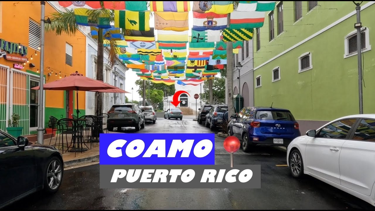 🚙DRIVING AROUND COAMO PUERTO RICO 4K| EXPLORANDO EL CORAZON DE LA ISLA🇵🇷