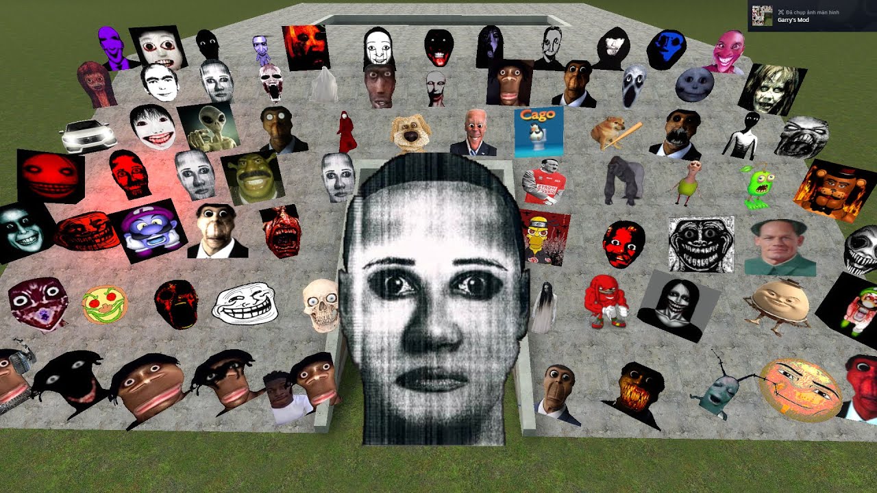 Too Much Nico Nextbots and nextbots in the contruct | Gmod