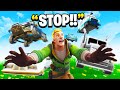 I Trolled Him With NEW Cars In Fortnite