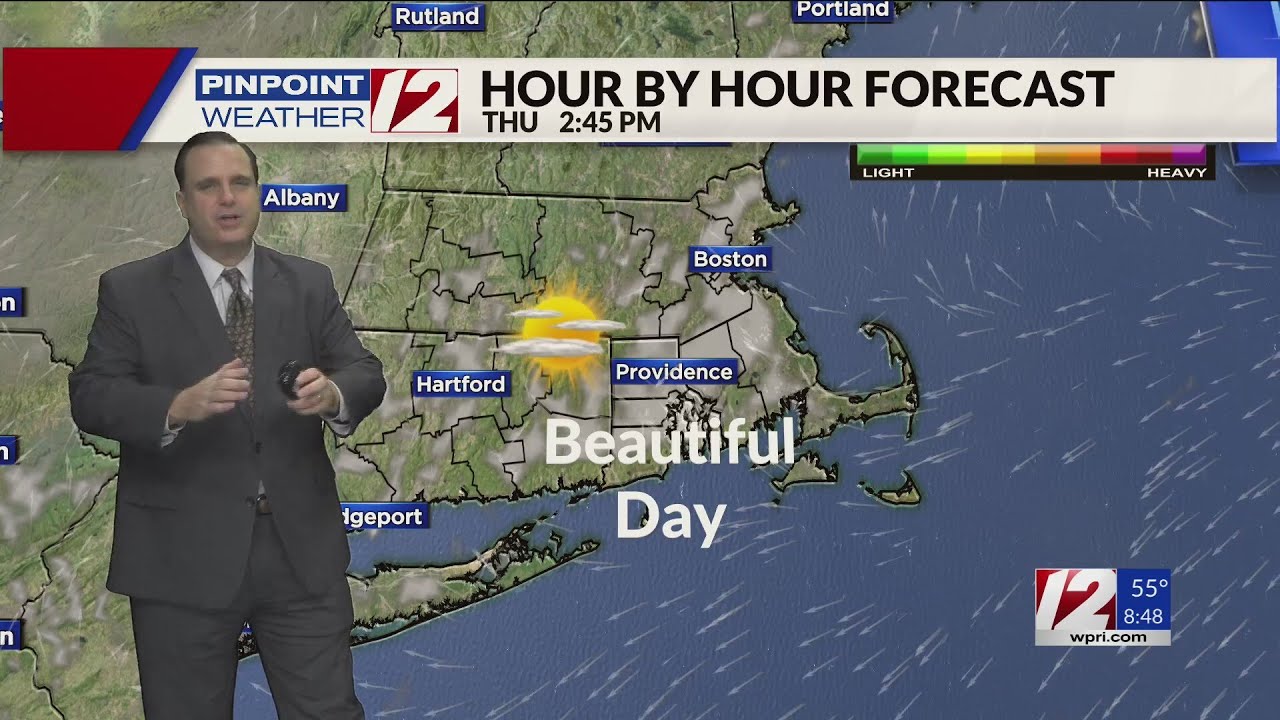 WPRI 12 Weather Forecast for 10/2/24: Sun and cloud mix today. - YouTube