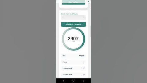 Interactive Backtest Results: Tap to View Detailed Historical Analysis  #trading #backtest