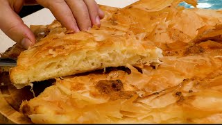 Savory Serbian Gibanica With Feta Cheese