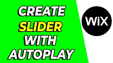 How to Create Slider with Autoplay on Wix Website (2025)