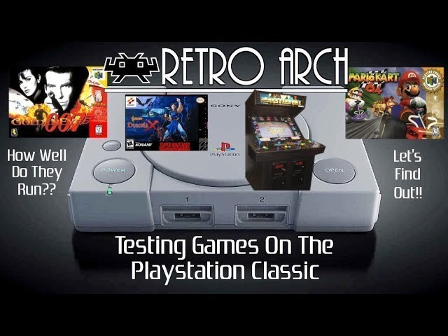 Frontier quagga værksted Playstation Classic Running N64 / Snes / Mame using RetroArch = Pleasantly  Surprised - YouTube