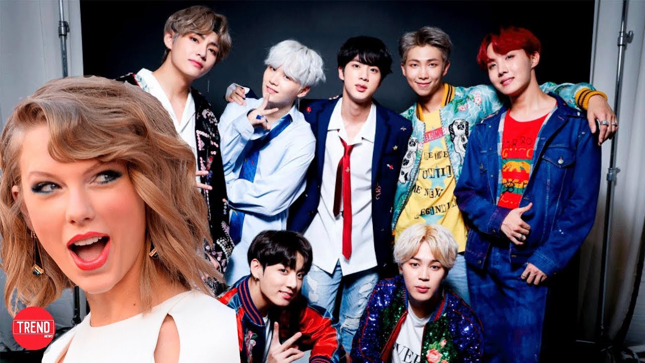 BTS destronó a Taylor Swift de un importante récord de la mejor forma
