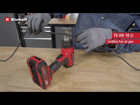 Einhell TE-HA 18 Li - Solo Akumulatorski fen za vreli vazduh - video 2