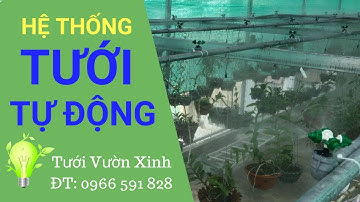 Hệ Thống Tưới Tự Động Cho Vườn Lan