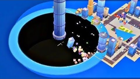 Hole.io-Big Hole City #18 Gameplay walkthrough Android iOS