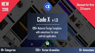 CodeX - Android Material UI Templates | Codecanyon Scripts and Snippets screenshot 2