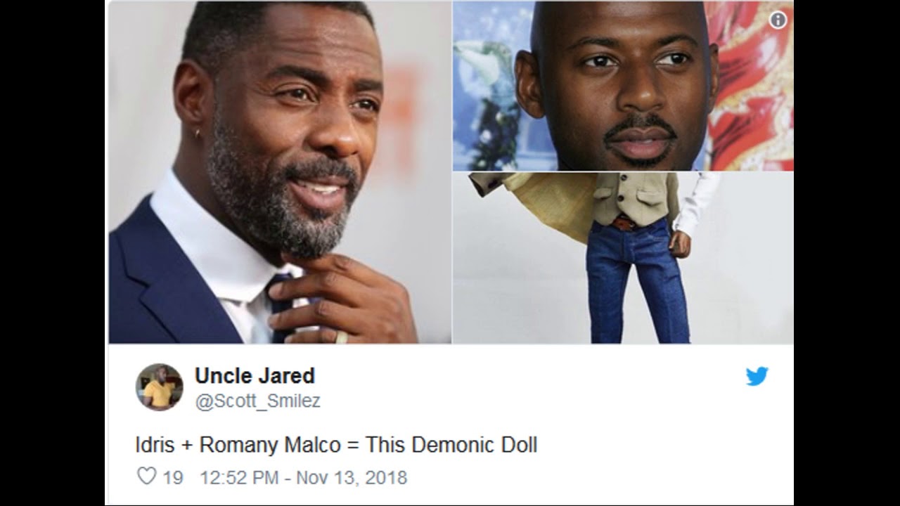 IDRIS ELBA DOLL Fans Think Doll is Horrifying and Social Media
