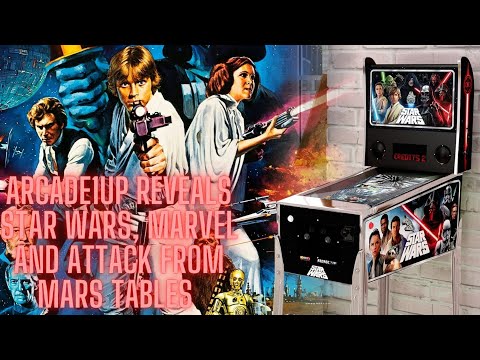 Arcade1up Reveals Star Wars, Marvel and Attack from Mars tables. from Ur Average Gamer