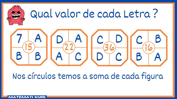 DESAFIO DE LÓGICA - RACHA CUCA - Matemática Básica 
