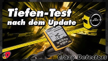 Garrett ACE Apex Update TEST !! Mehr Tiefe mit dem neuem APEX Update !!