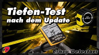 Garrett ACE Apex Update TEST !! Mehr Tiefe mit dem neuem APEX Update !!