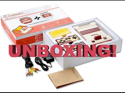 1ST EVER UNBOXING VIDEO:  FC COMPACT NES FAMICOM 30TH ANNIVERSARY FAMILY COMPUTER 132 GAMES NINTENDO