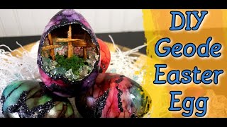 Diy Geode Easter Egg