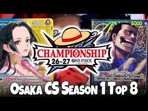 [OP16] OP14 Crocodile vs OP14 UY Boa Hancock || Osaka CS Season 1 Top 8 One Piece Card Game