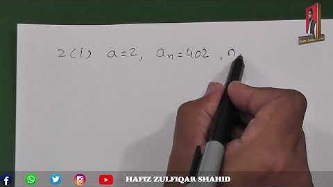 Grade 9 | Math (Elective) | Arithmetic & Geometric Sequence Exercise 7.2