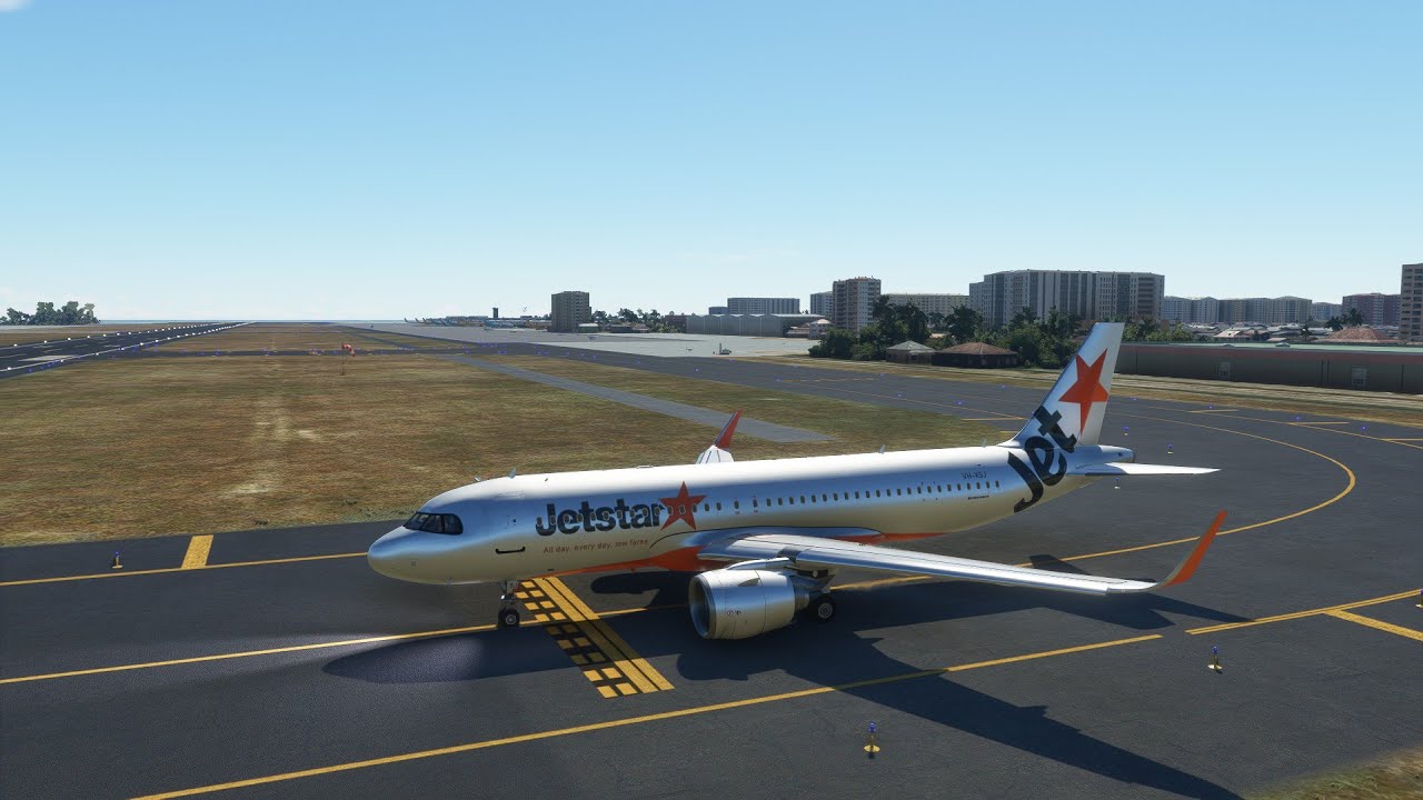 Jetstar Airbus A320 Neo Bali Indonesia Perth Australia 